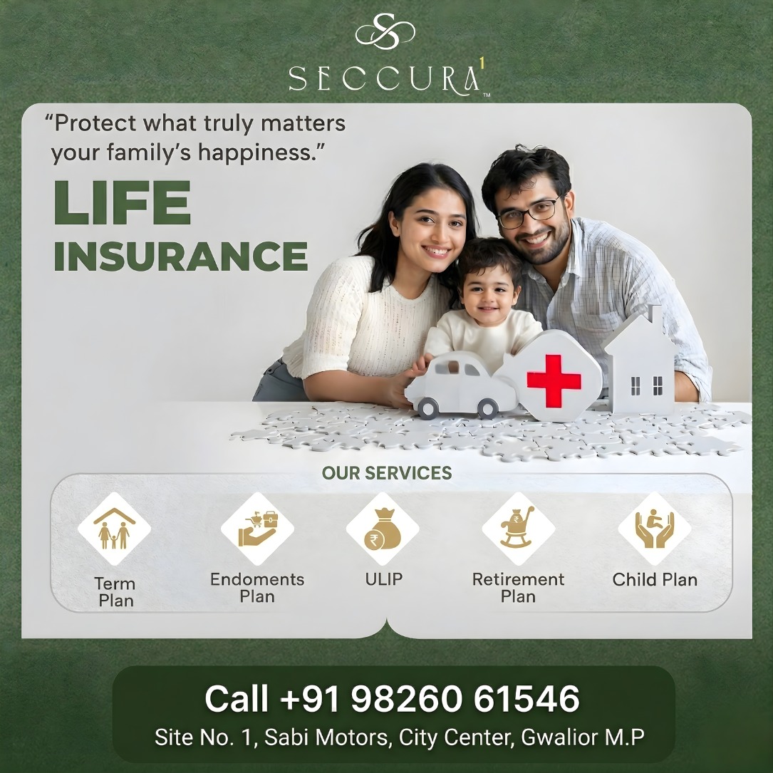 Seccura1 family-focused life insurance marketing creative